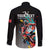 Personalized Isle of Man TT Family Matching Off The Shoulder Long Sleeve Dress and Hawaiian Shirt Motorcycle Racing