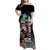 Personalized Isle of Man TT Family Matching Off Shoulder Maxi Dress and Hawaiian Shirt Motorcycle Racing