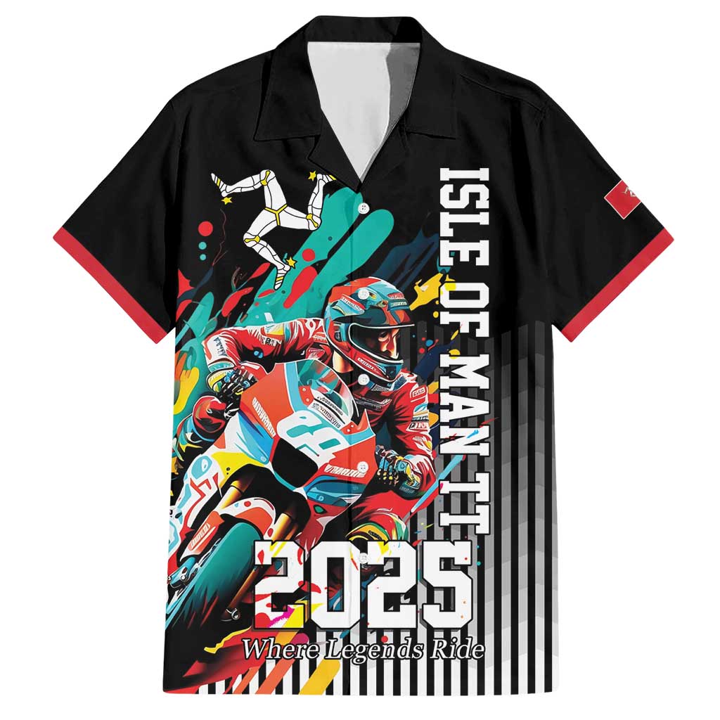 Personalized Isle of Man TT Family Matching Short Sleeve Bodycon Dress and Hawaiian Shirt Motorcycle Racing
