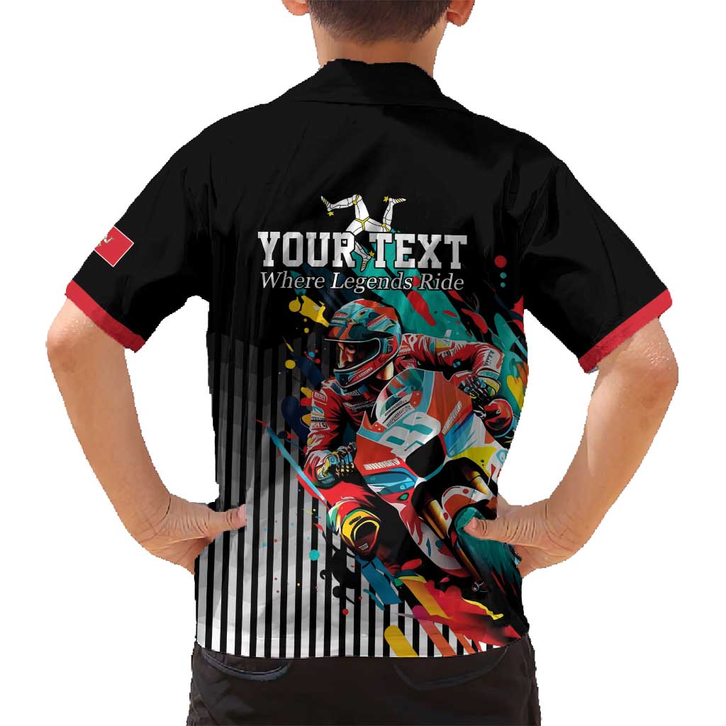 Personalized Isle of Man TT Family Matching Summer Maxi Dress and Hawaiian Shirt Motorcycle Racing