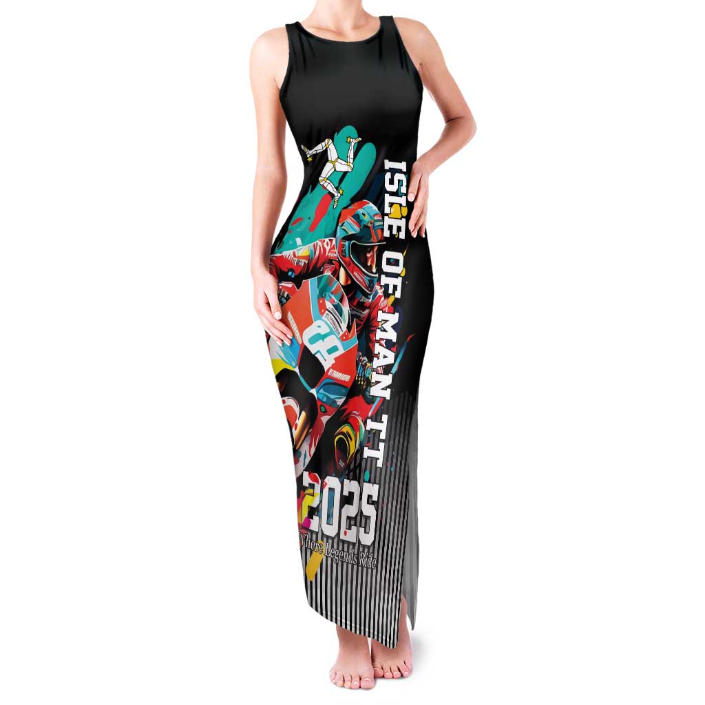 Personalized Isle of Man TT Family Matching Tank Maxi Dress and Hawaiian Shirt Motorcycle Racing