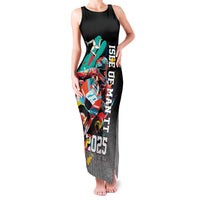 Personalized Isle of Man TT Family Matching Tank Maxi Dress and Hawaiian Shirt Motorcycle Racing