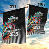 Personalized Isle of Man TT Garden Flag Motorcycle Racing
