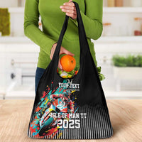 Personalized Isle of Man TT Grocery Bag Motorcycle Racing