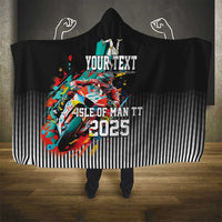 Personalized Isle of Man TT Hooded Blanket Motorcycle Racing