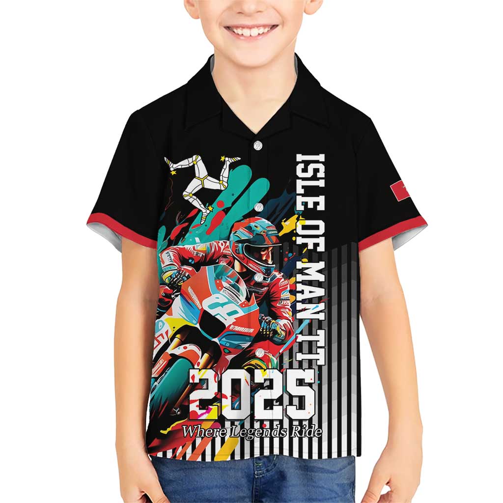 Personalized Isle of Man TT Kid Hawaiian Shirt Motorcycle Racing