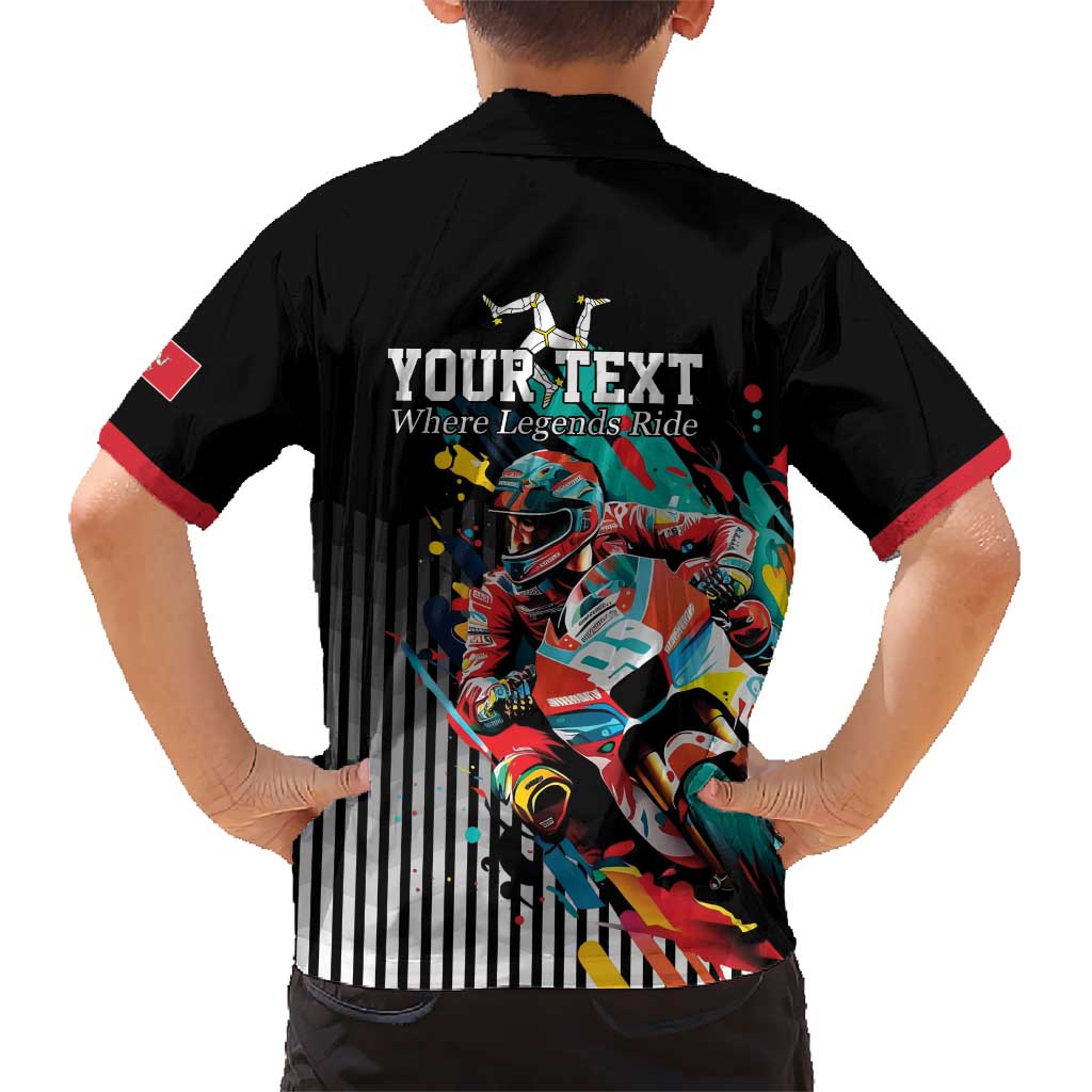 Personalized Isle of Man TT Kid Hawaiian Shirt Motorcycle Racing