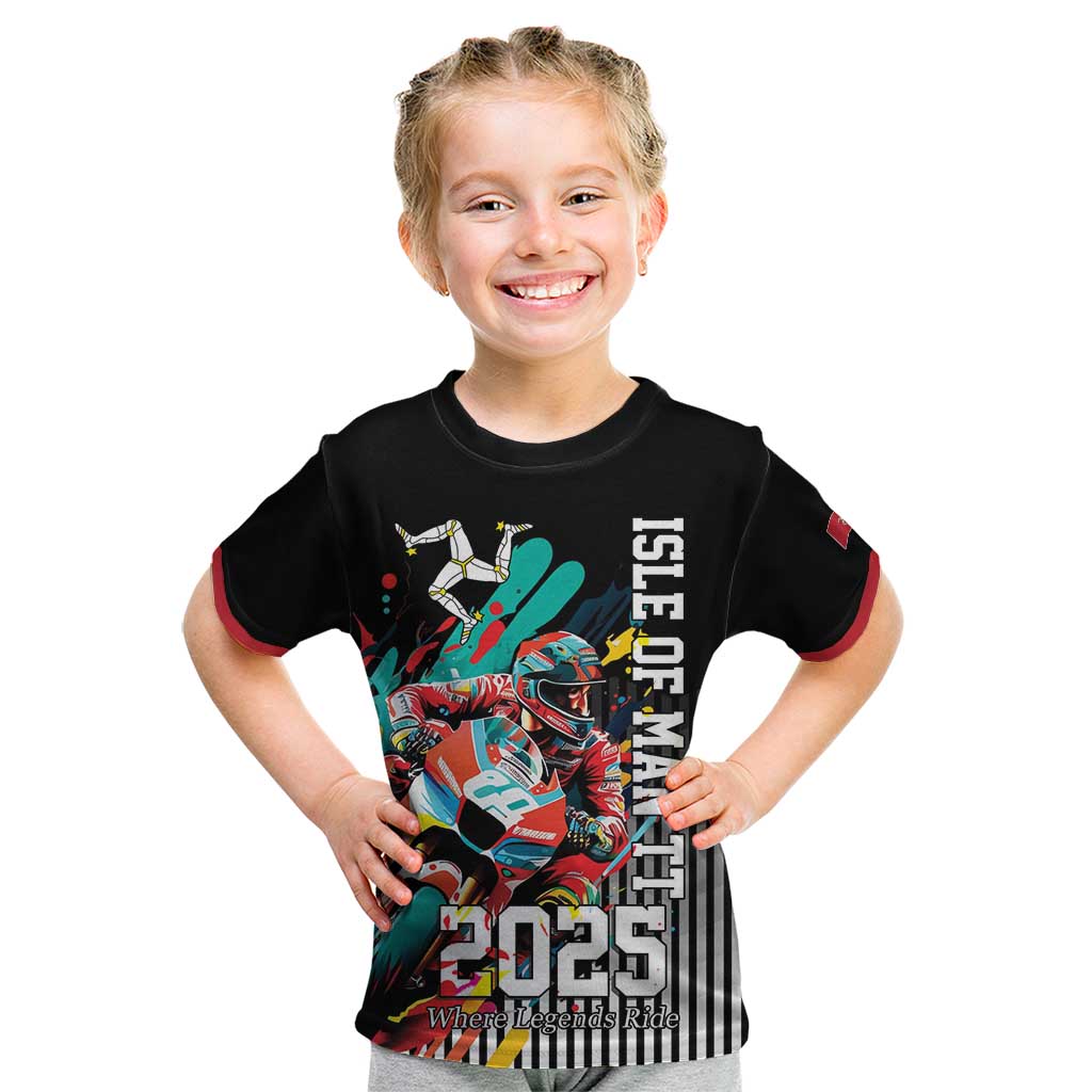 Personalized Isle of Man TT Kid T Shirt Motorcycle Racing