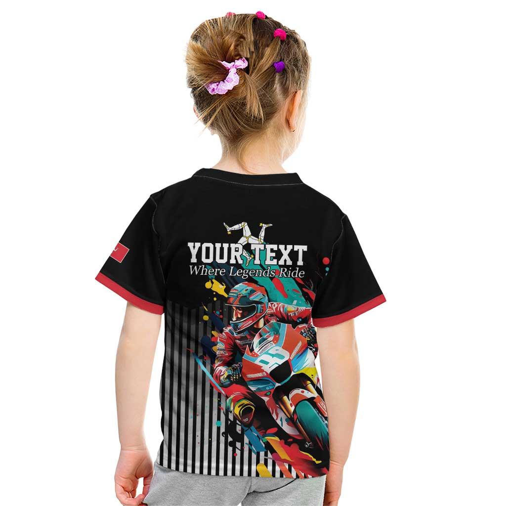 Personalized Isle of Man TT Kid T Shirt Motorcycle Racing