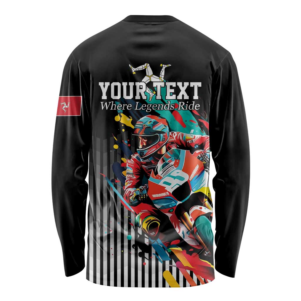 Personalized Isle of Man TT Long Sleeve Shirt Motorcycle Racing