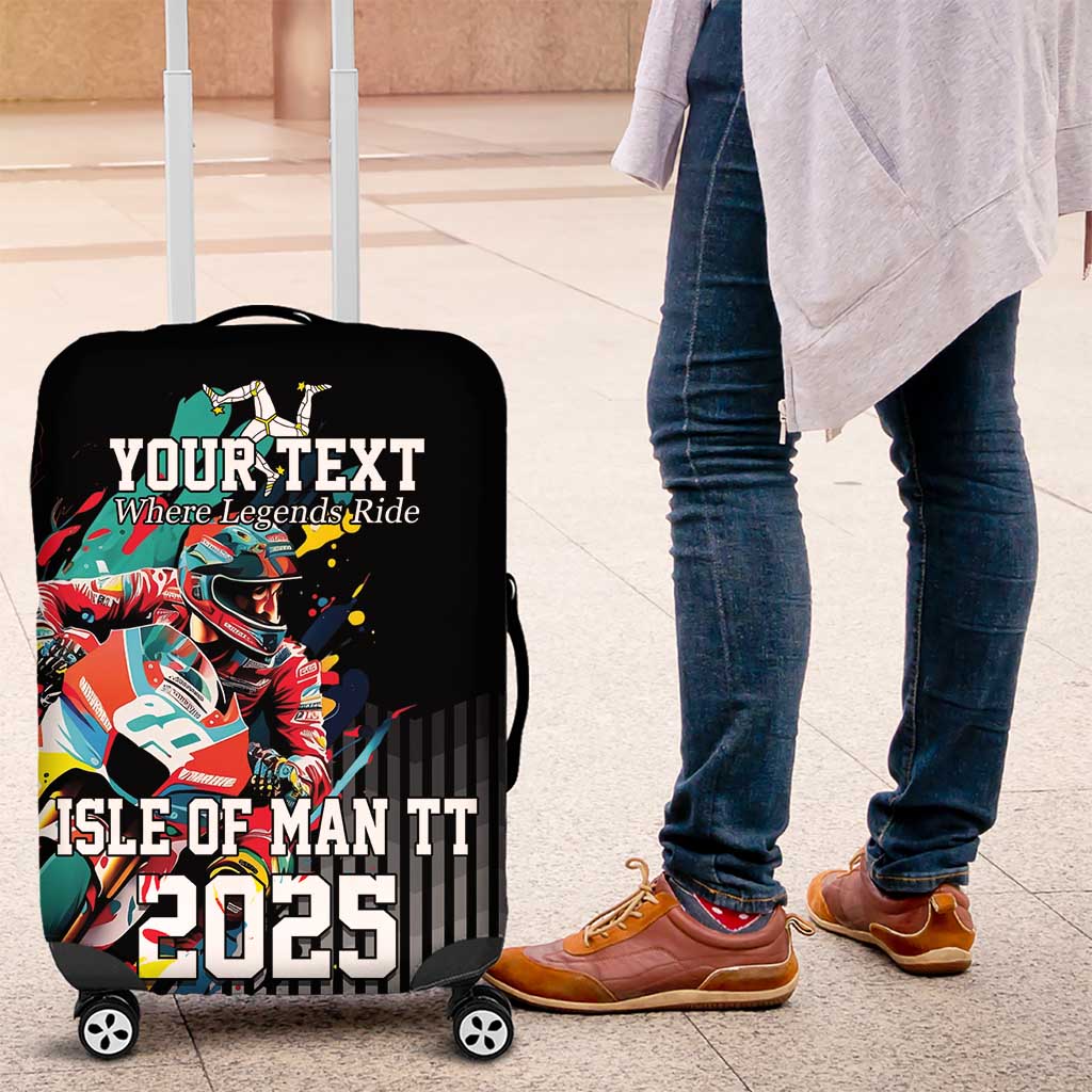 Personalized Isle of Man TT Luggage Cover Motorcycle Racing
