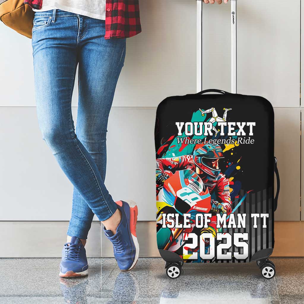 Personalized Isle of Man TT Luggage Cover Motorcycle Racing