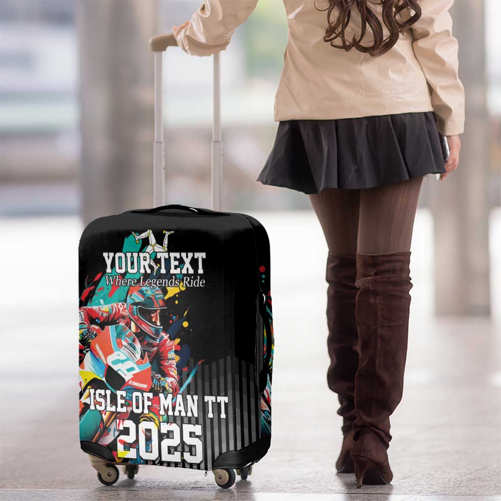 Personalized Isle of Man TT Luggage Cover Motorcycle Racing