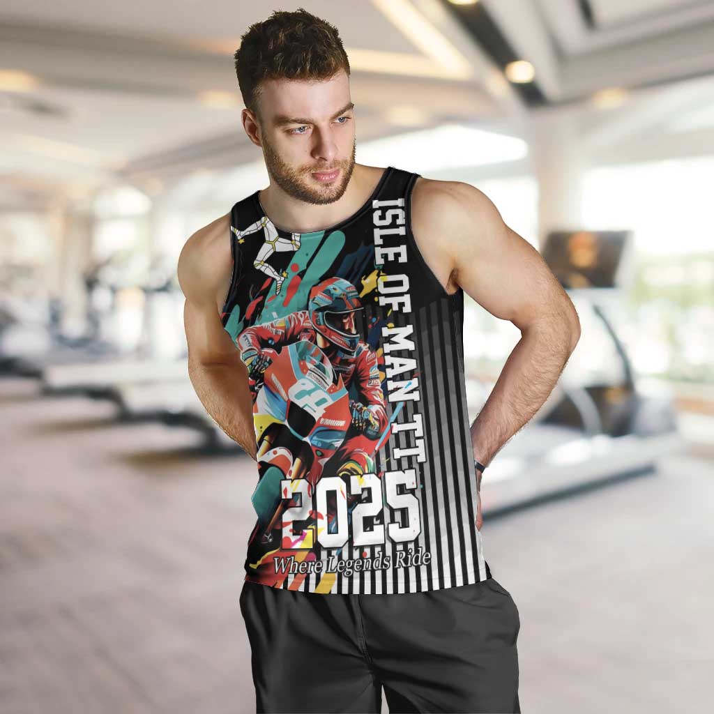 Personalized Isle of Man TT Men Tank Top Motorcycle Racing