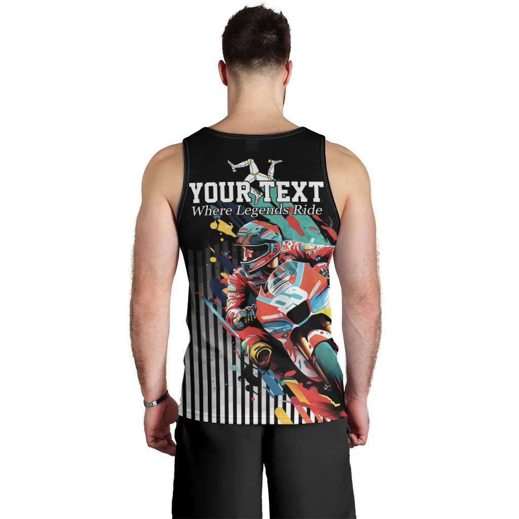 Personalized Isle of Man TT Men Tank Top Motorcycle Racing