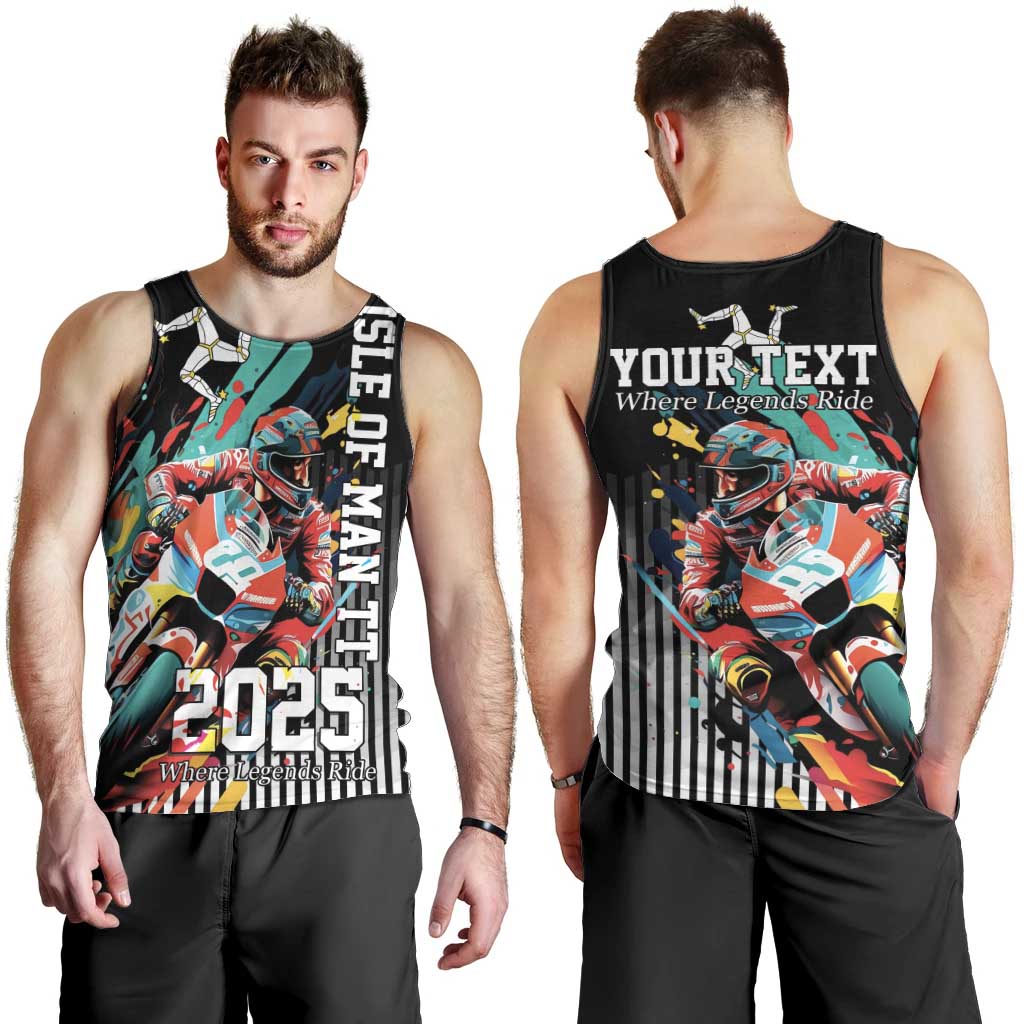 Personalized Isle of Man TT Men Tank Top Motorcycle Racing