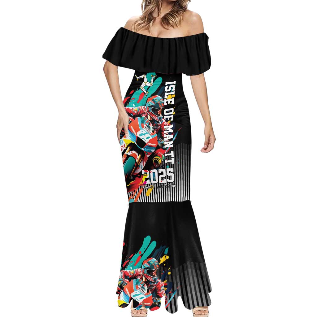 Personalized Isle of Man TT Mermaid Dress Motorcycle Racing
