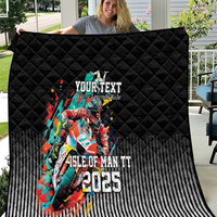 Personalized Isle of Man TT Quilt Motorcycle Racing