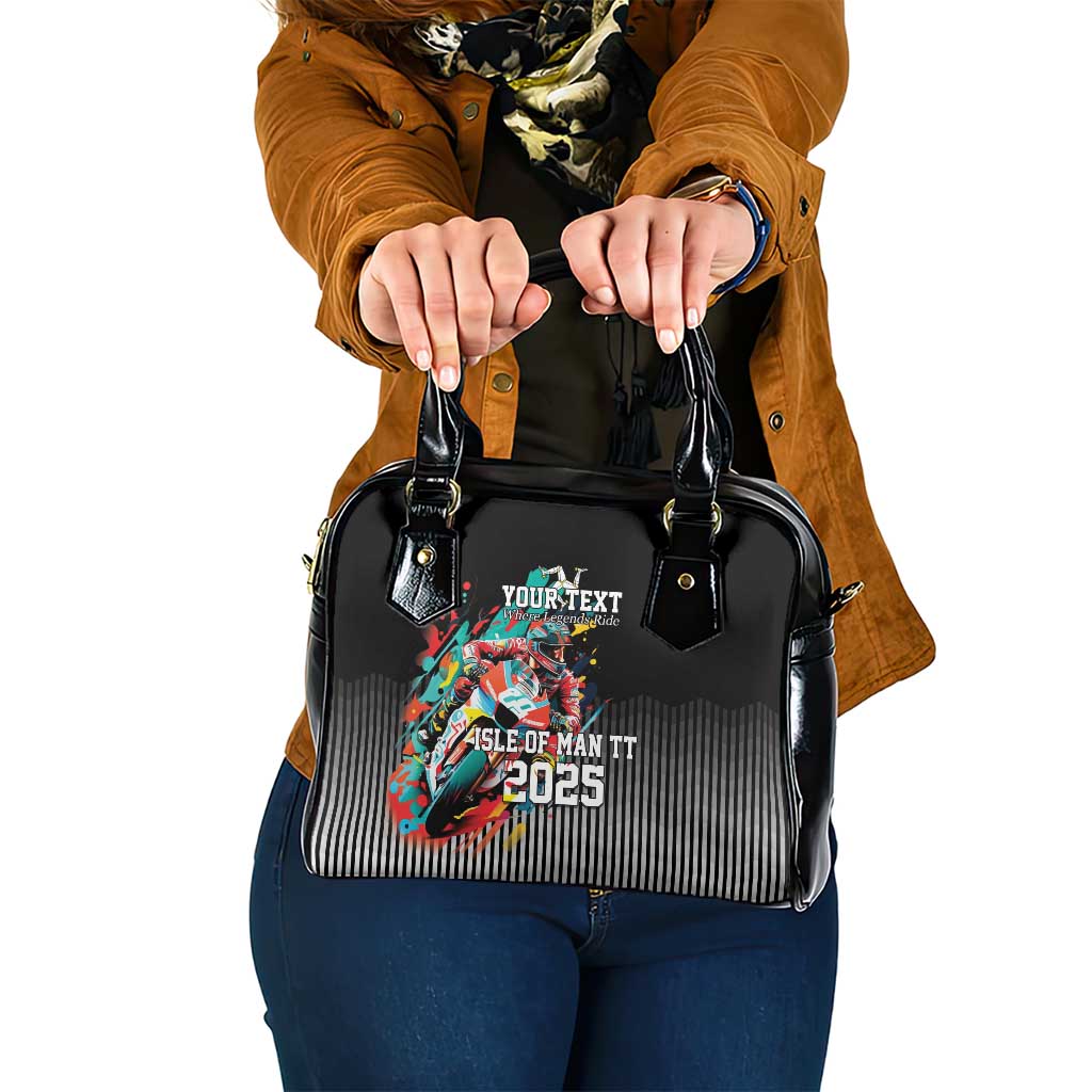 Personalized Isle of Man TT Shoulder Handbag Motorcycle Racing