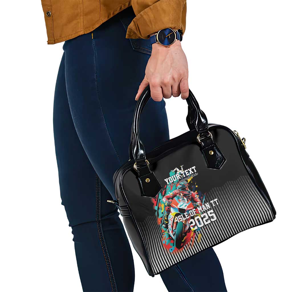 Personalized Isle of Man TT Shoulder Handbag Motorcycle Racing