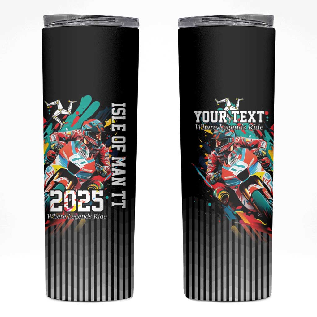 Personalized Isle of Man TT Skinny Tumbler Motorcycle Racing