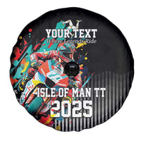 Personalized Isle of Man TT Spare Tire Cover Motorcycle Racing