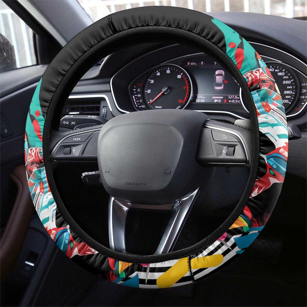 Isle of Man TT Steering Wheel Cover Motorcycle Racing