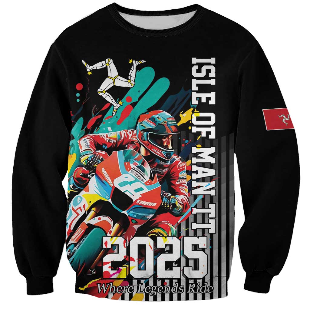 Personalized Isle of Man TT Sweatshirt Motorcycle Racing