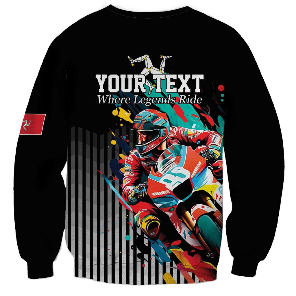 Personalized Isle of Man TT Sweatshirt Motorcycle Racing