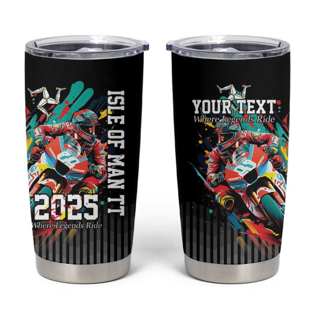 Personalized Isle of Man TT Tumbler Cup Motorcycle Racing