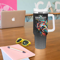 Personalized Isle of Man TT Tumbler With Handle Motorcycle Racing