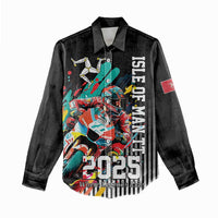 Personalized Isle of Man TT Women Casual Shirt Motorcycle Racing