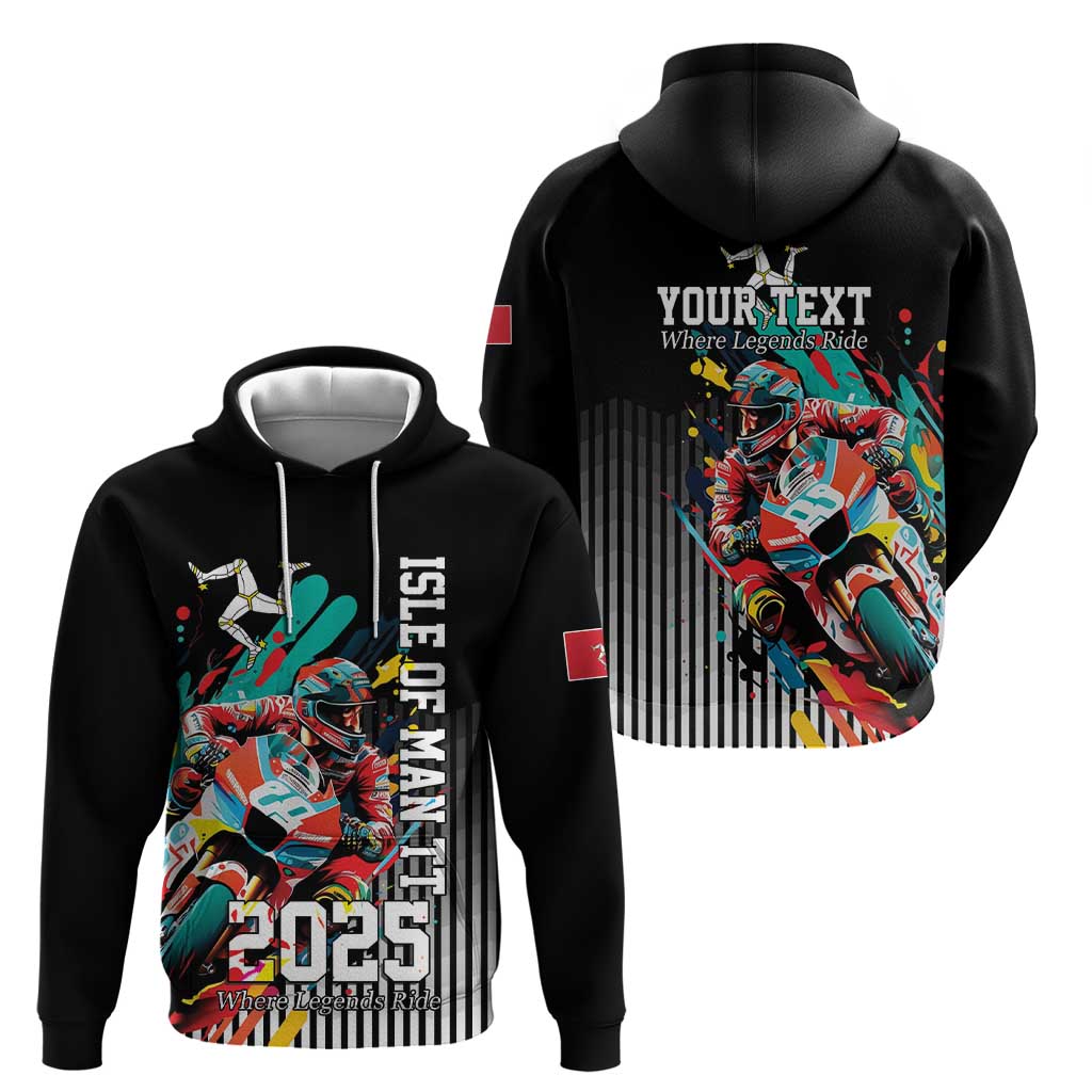 Personalized Isle of Man TT Zip Hoodie Motorcycle Racing