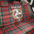 Personalized Isle of Man Triskelion Back Car Seat Cover Celtic Knots with Red Tartan