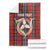 Personalized Isle of Man Triskelion Blanket Celtic Knots with Red Tartan