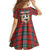 Personalized Isle of Man Triskelion Family Matching Long Sleeve Bodycon Dress and Hawaiian Shirt Celtic Knots with Red Tartan