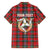 Personalized Isle of Man Triskelion Family Matching Long Sleeve Bodycon Dress and Hawaiian Shirt Celtic Knots with Red Tartan