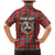 Personalized Isle of Man Triskelion Family Matching Mermaid Dress and Hawaiian Shirt Celtic Knots with Red Tartan
