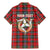 Personalized Isle of Man Triskelion Family Matching Mermaid Dress and Hawaiian Shirt Celtic Knots with Red Tartan
