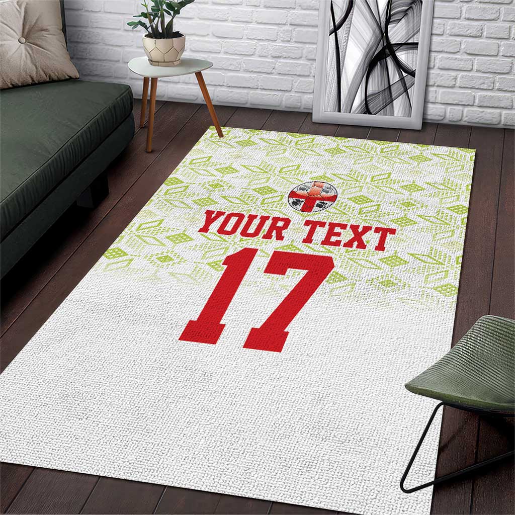 Custom Sardinia Football Area Rug Sardigna Sporty Style