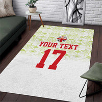 Custom Sardinia Football Area Rug Sardigna Sporty Style