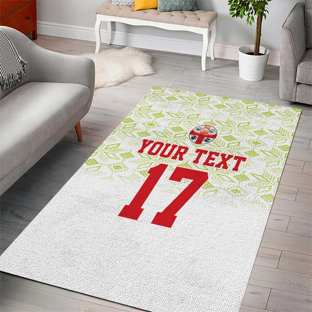 Custom Sardinia Football Area Rug Sardigna Sporty Style