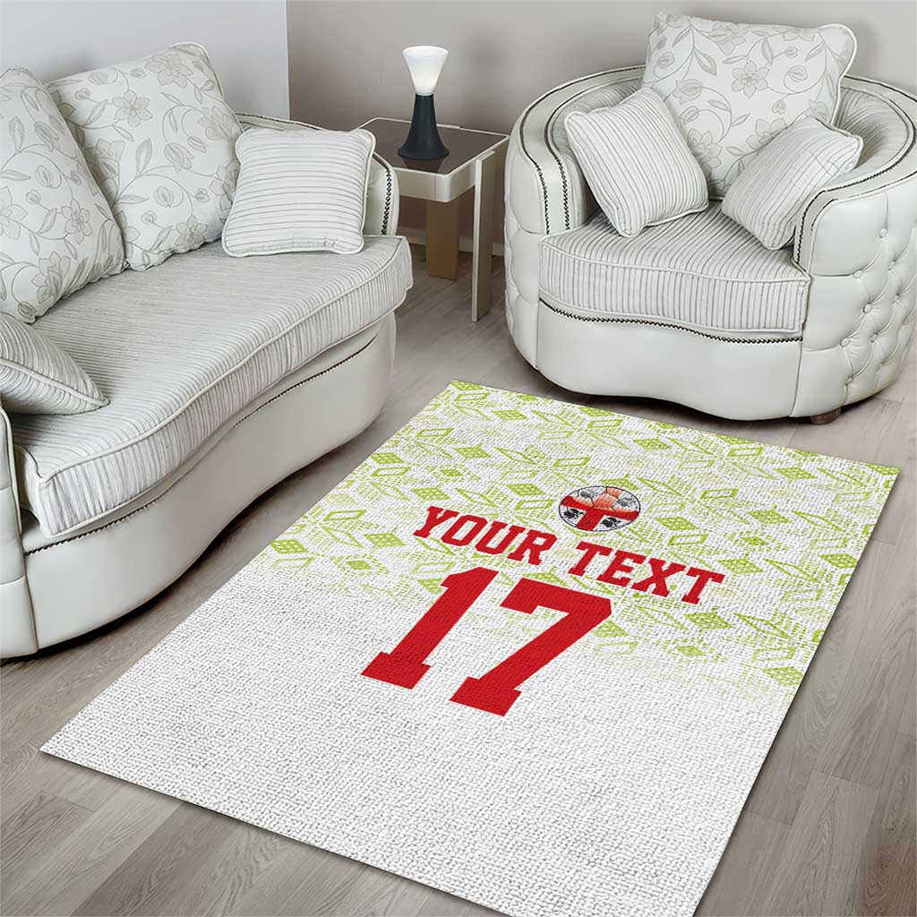 Custom Sardinia Football Area Rug Sardigna Sporty Style
