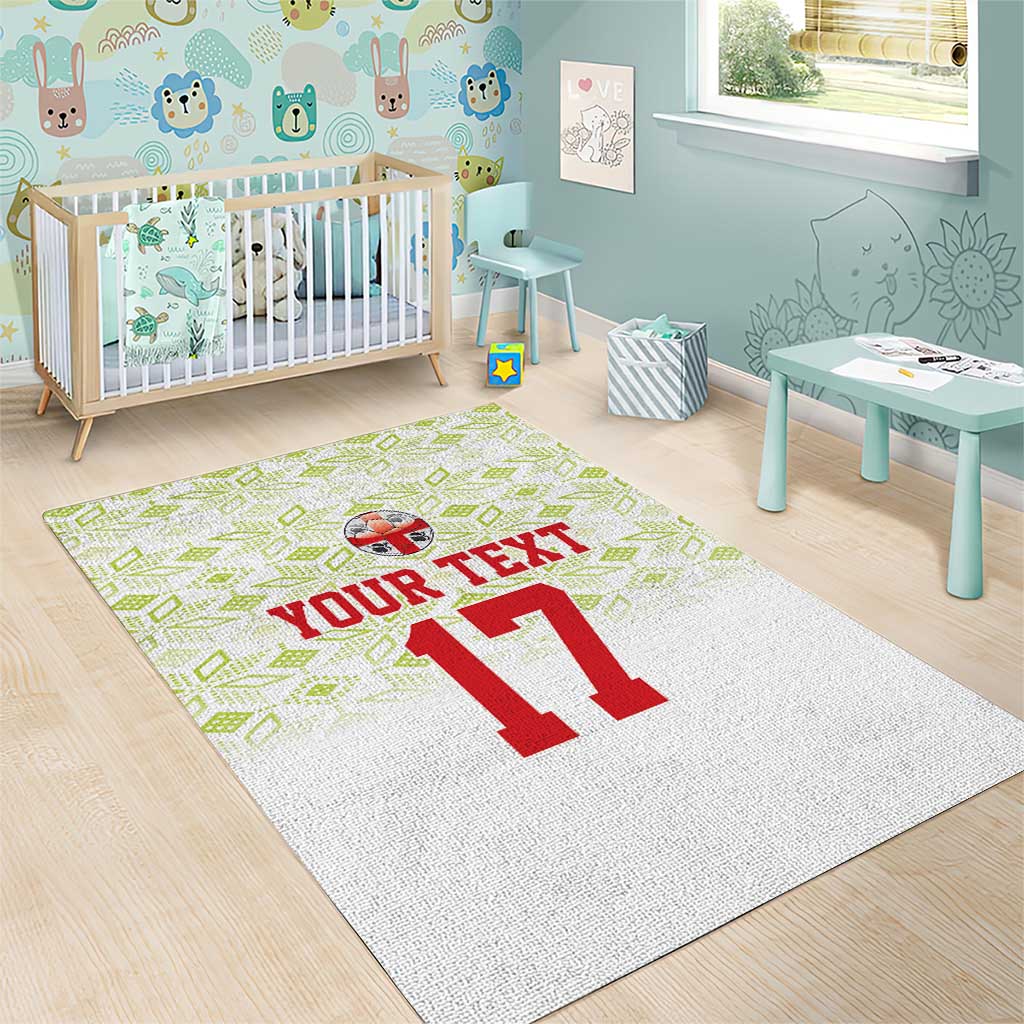 Custom Sardinia Football Area Rug Sardigna Sporty Style