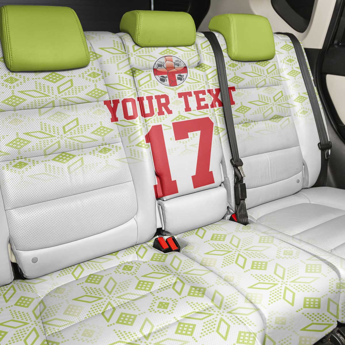 Custom Sardinia Football Back Car Seat Cover Sardigna Sporty Style