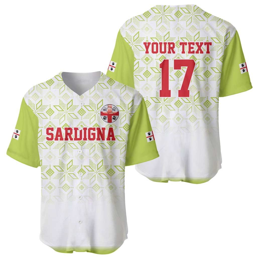 Custom Sardinia Football Baseball Jersey Sardigna Sporty Style