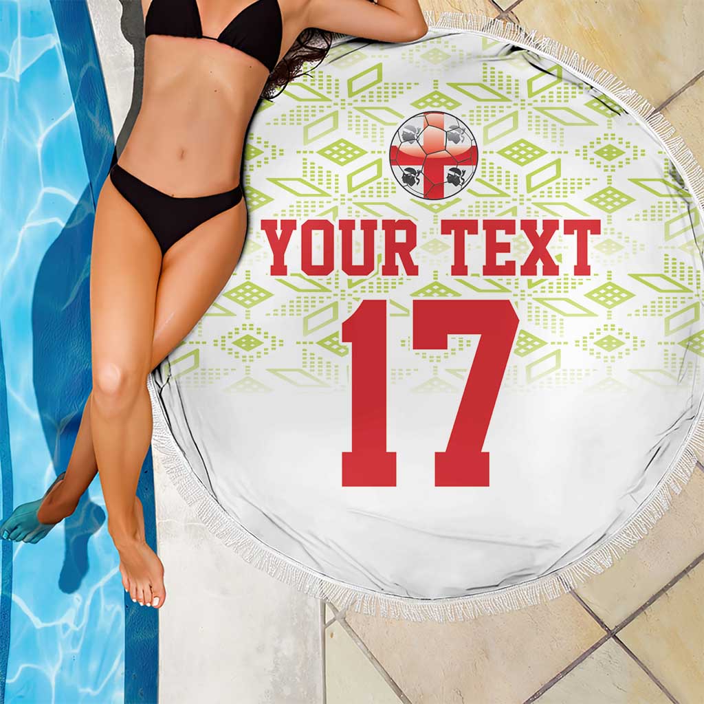 Custom Sardinia Football Beach Blanket Sardigna Sporty Style