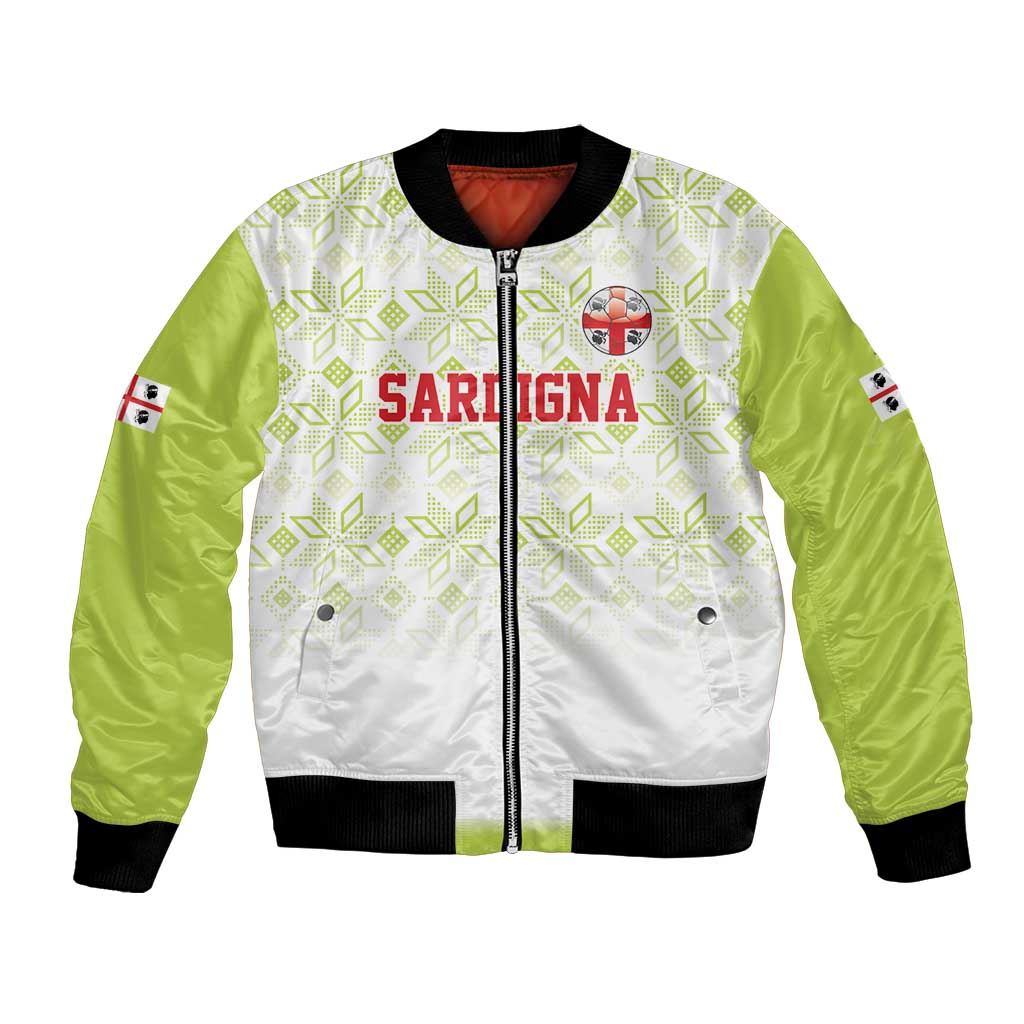 Custom Sardinia Football Bomber Jacket Sardigna Sporty Style