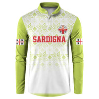 Custom Sardinia Football Button Sweatshirt Sardigna Sporty Style