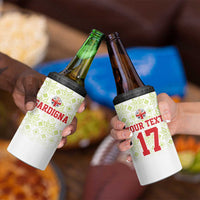 Custom Sardinia Football 4 in 1 Can Cooler Tumbler Sardigna Sporty Style